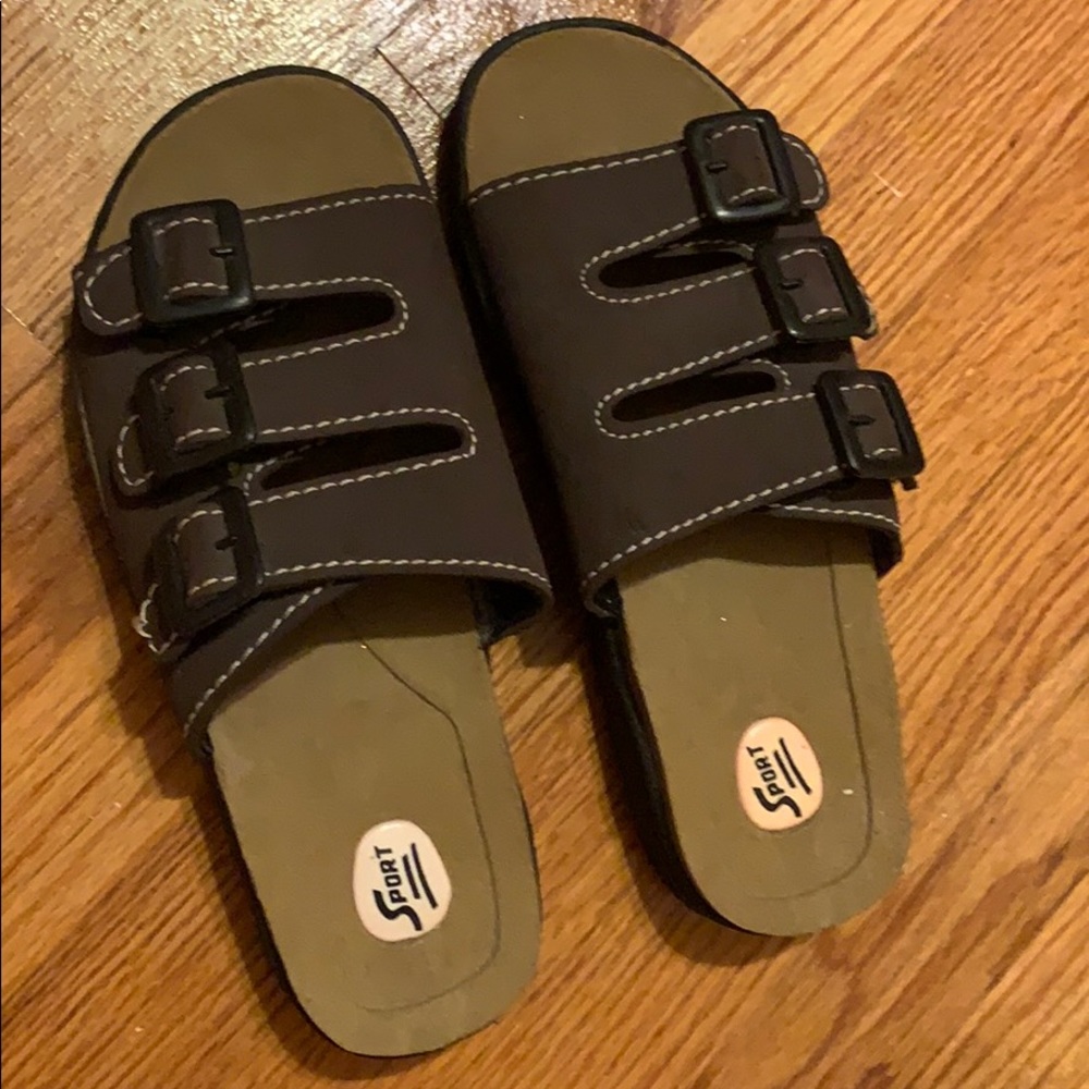 Never worn sandals